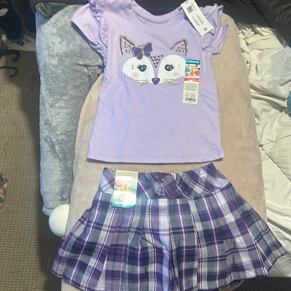 Girls Purple 2 piece set
